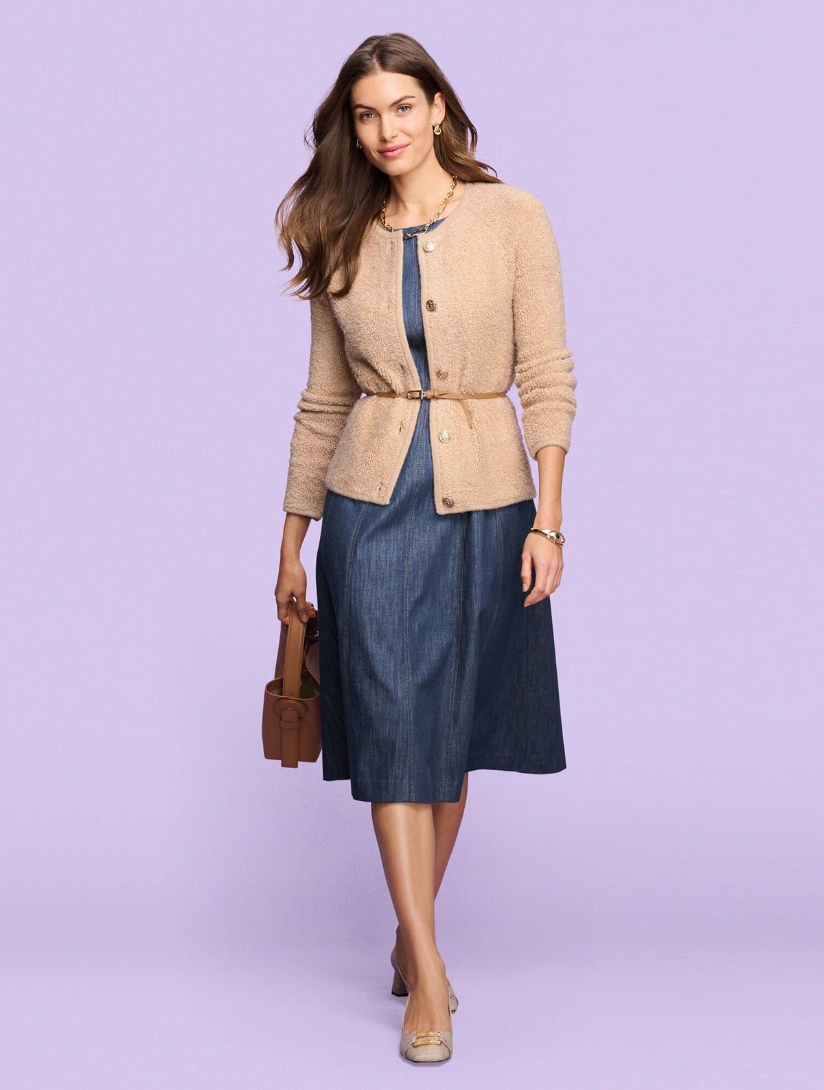 Talbots SLIM LEATHER BELT