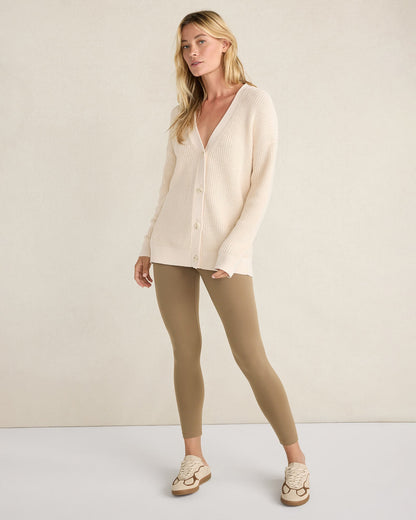 Talbots ORGANIC COTTON SHAKER STITCH CARDIGAN