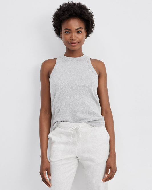 Talbots ORGANIC COTTON RACERBACK TANK