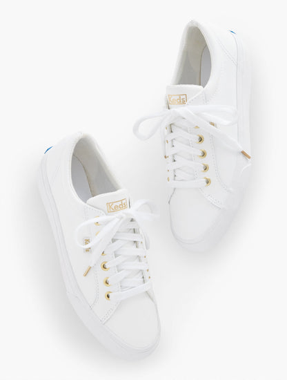 Talbots KEDS® JUMP KICK LEATHER SNEAKERS