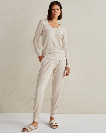 Talbots DRAPEY RIB KNIT JOGGERS