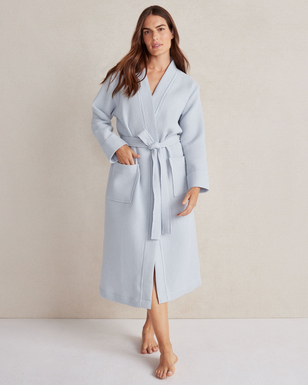 Talbots ORGANIC COTTON WAFFLE ROBE