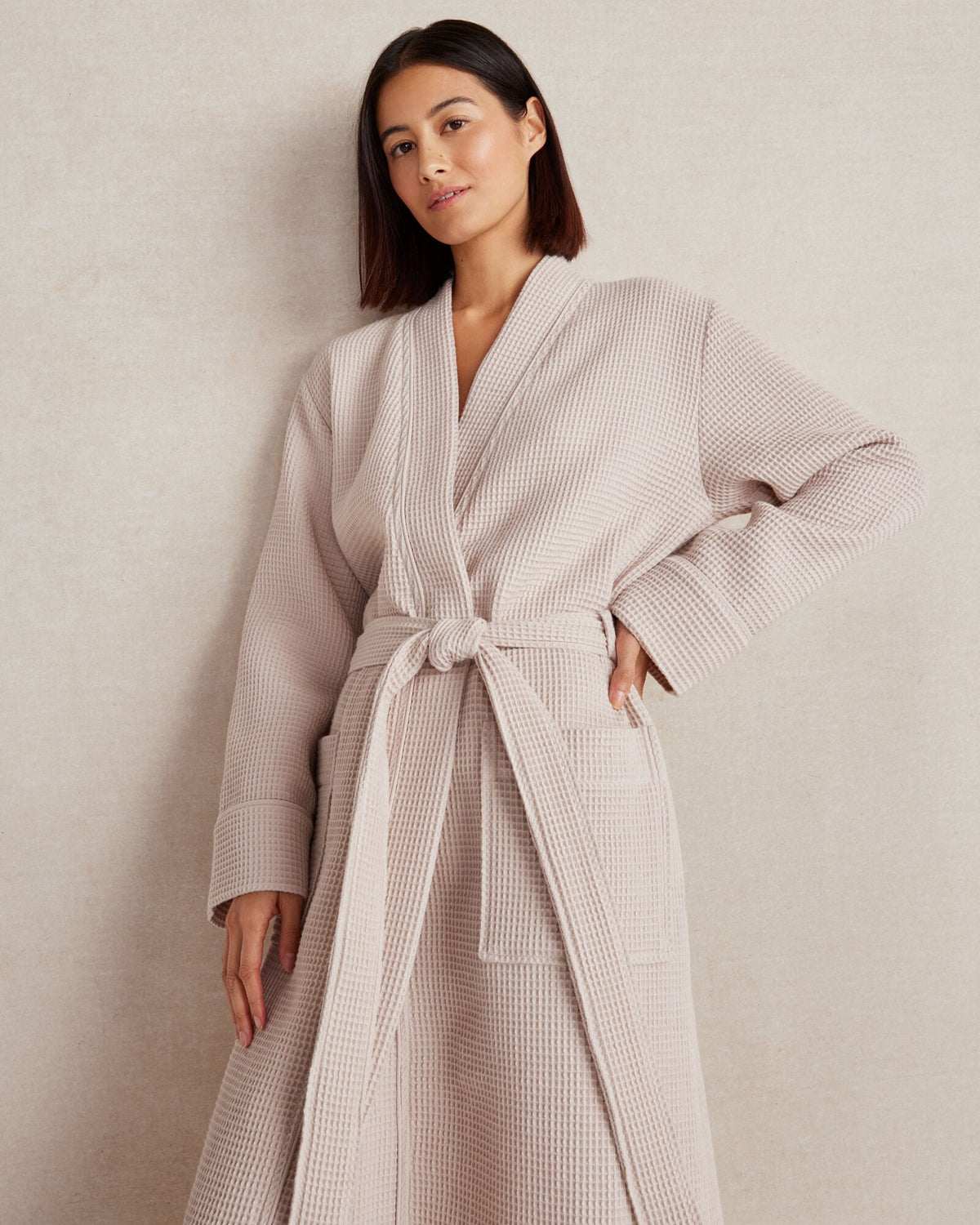 Talbots ORGANIC COTTON WAFFLE ROBE