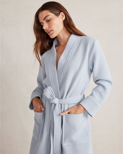 Talbots ORGANIC COTTON WAFFLE ROBE