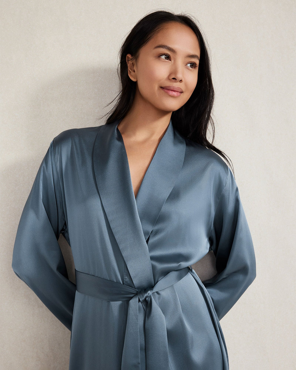 Talbots WASHABLE SILK ROBE