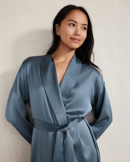 Talbots WASHABLE SILK ROBE