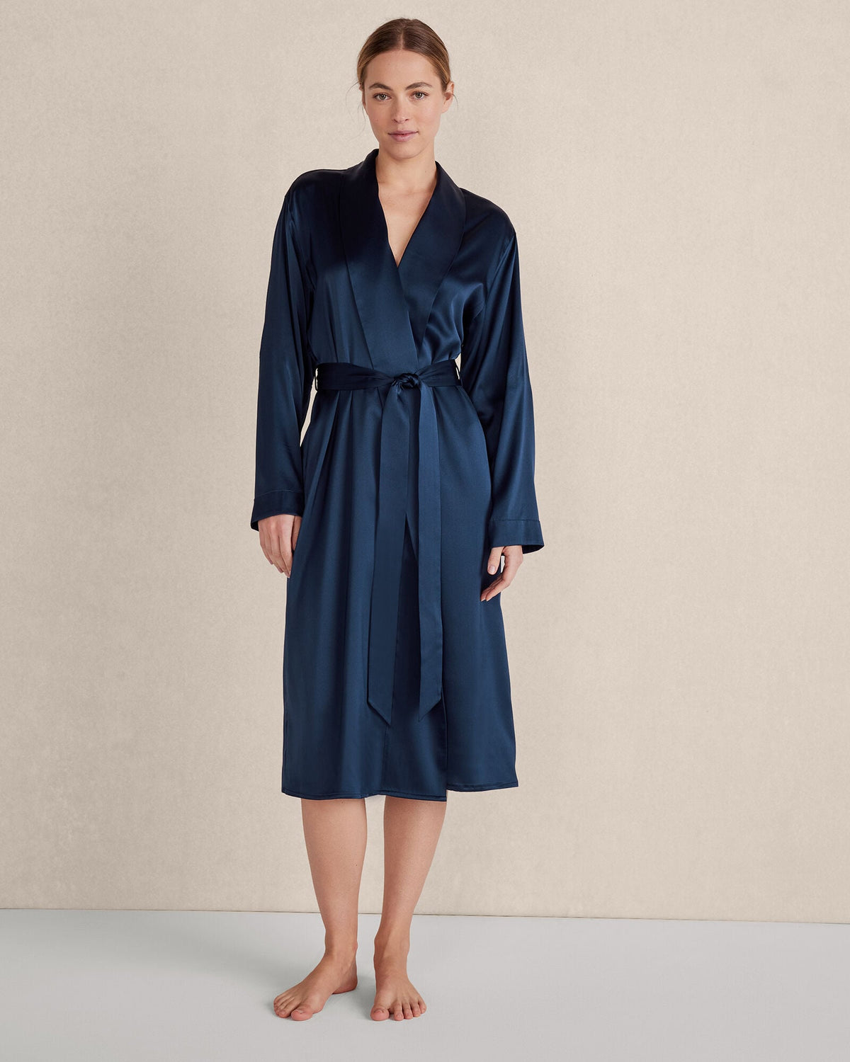 Talbots WASHABLE SILK ROBE