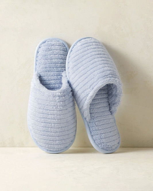 Talbots ORGANIC COTTON TERRY RIPPLE SLIPPERS