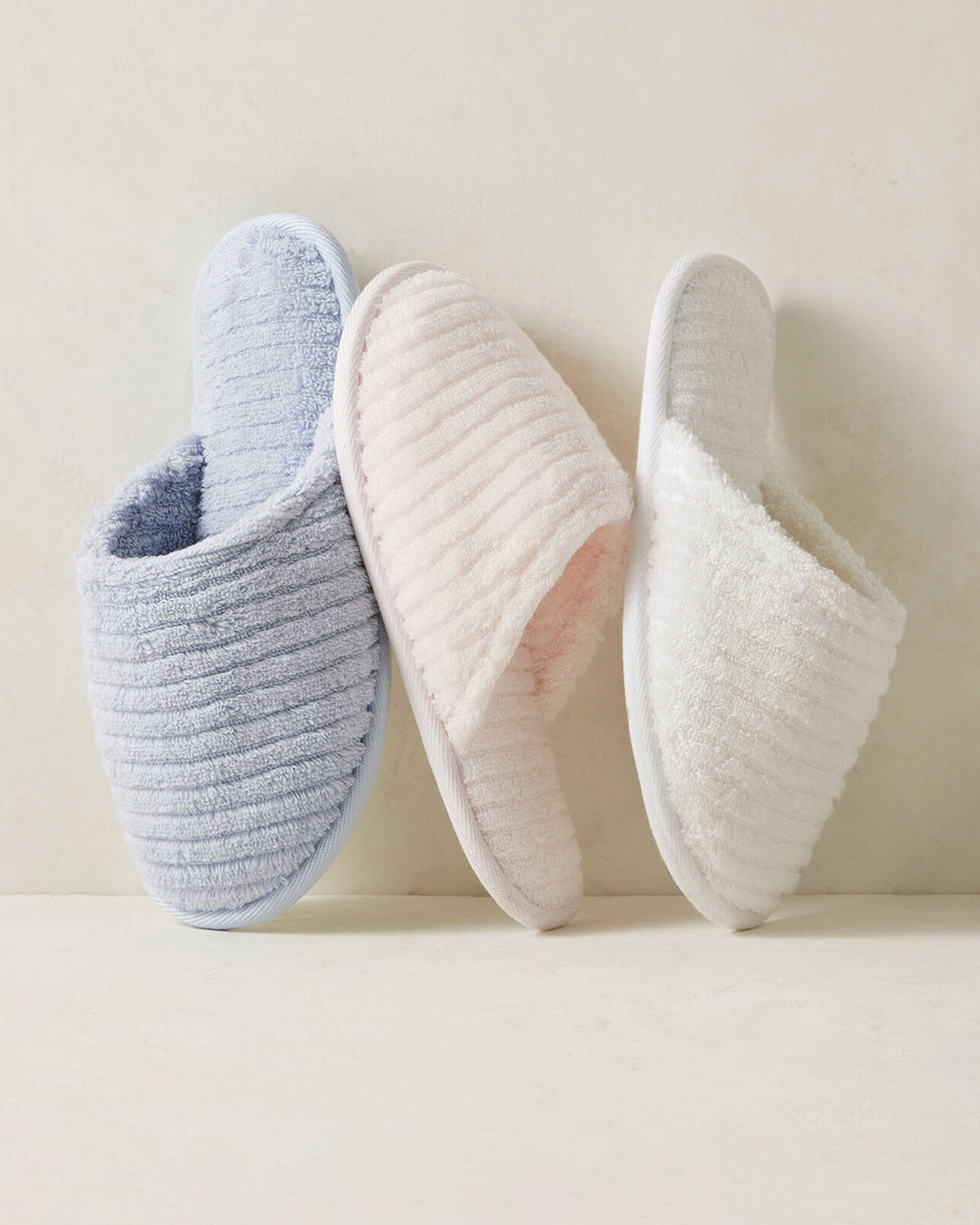 Talbots ORGANIC COTTON TERRY RIPPLE SLIPPERS