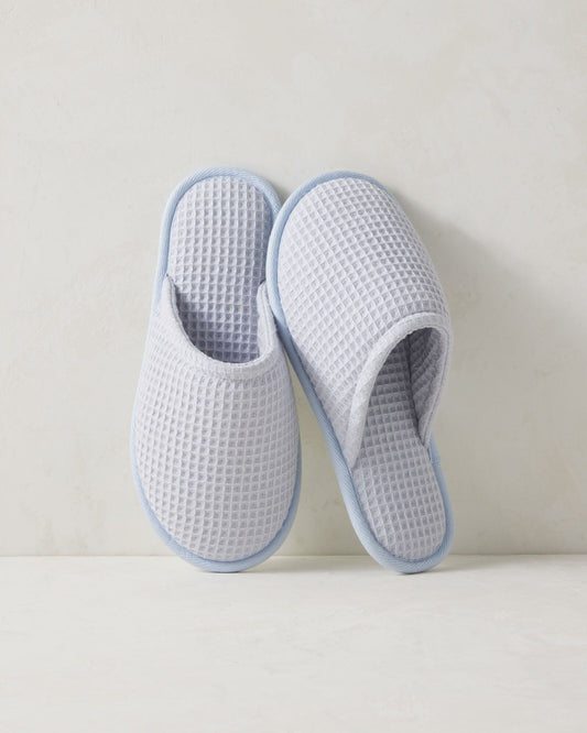 Talbots ORGANIC COTTON TERRY WAFFLE SLIPPERS