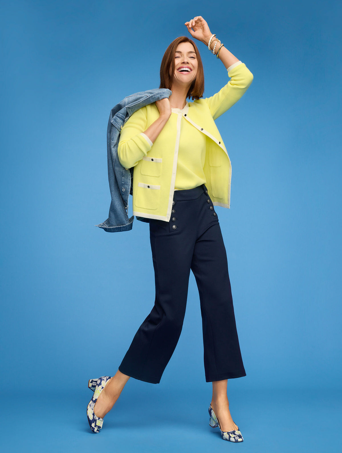 Talbots KNIT SAILOR CROP PANTS