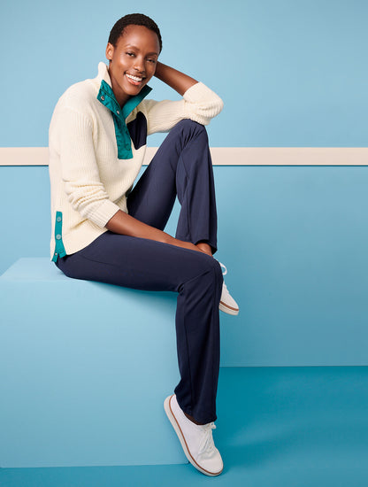 Talbots OUT & ABOUT SEAMED BOOTCUT PANTS