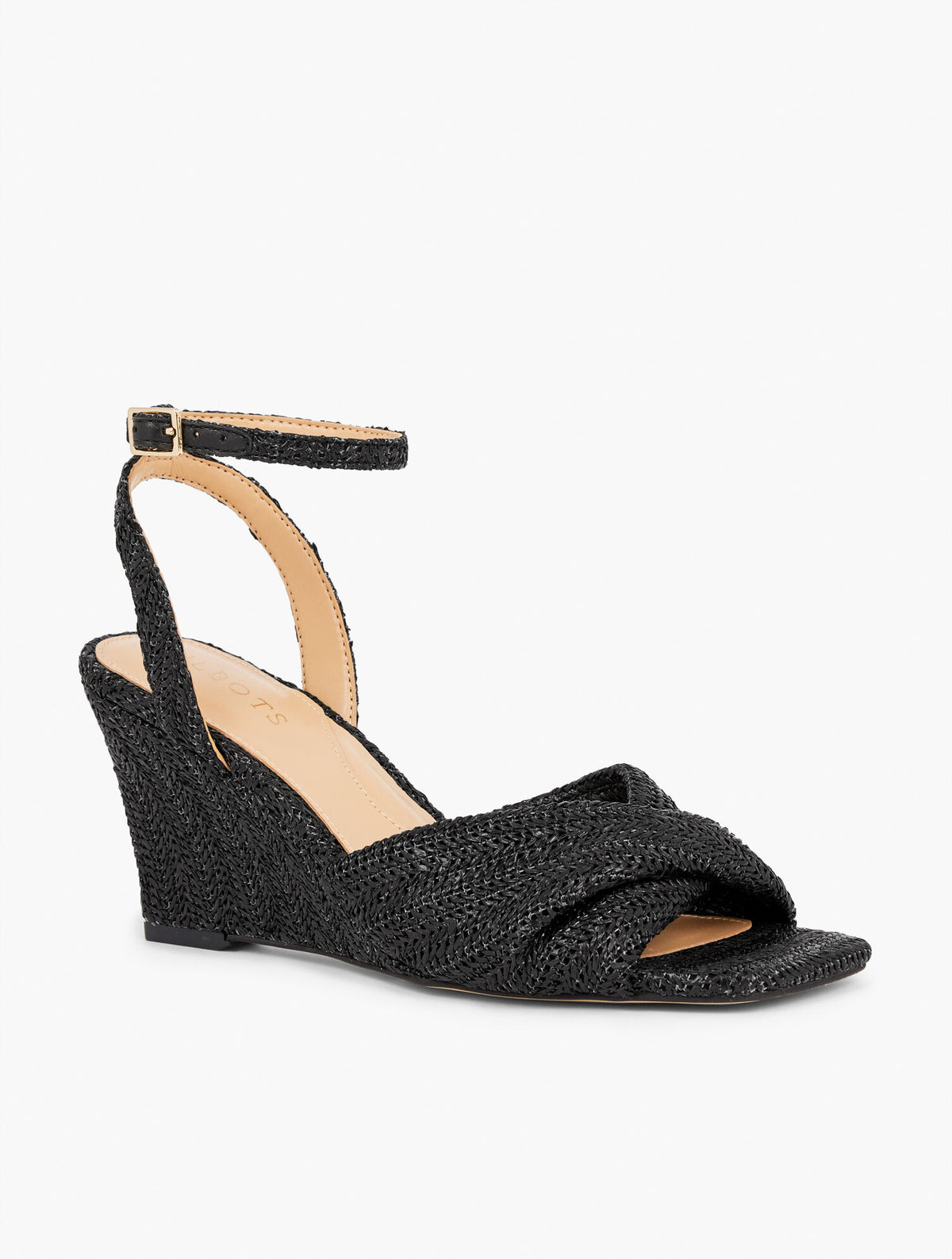 Talbots ANYA TWIST RAFFIA WEDGES