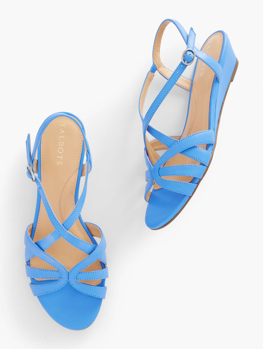 Talbots CAPRI NAPPA WEDGE SANDALS - COLORS