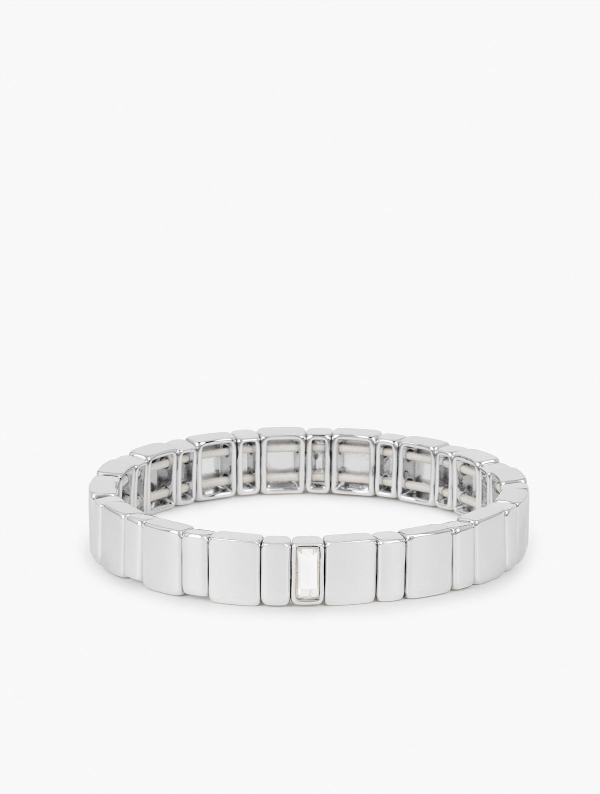Talbots METAL TILES STRETCH BRACELET