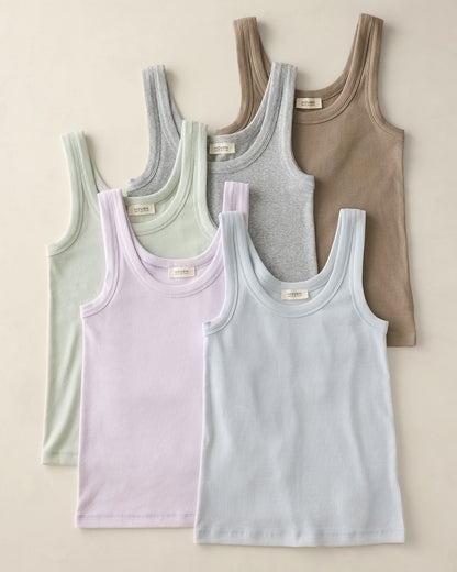 Talbots ORGANIC COTTON SCOOP NECK TANK