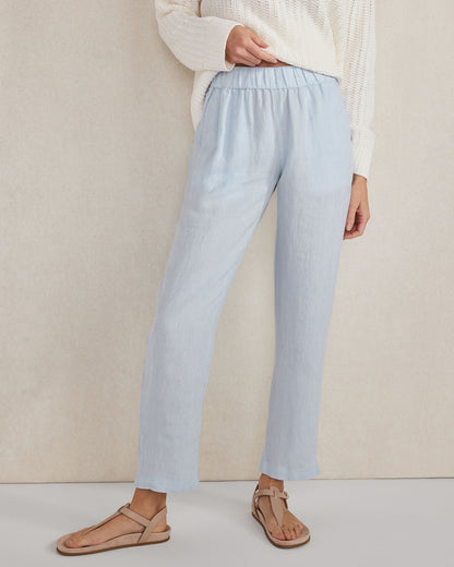 Talbots LINEN TAPERED PANTS