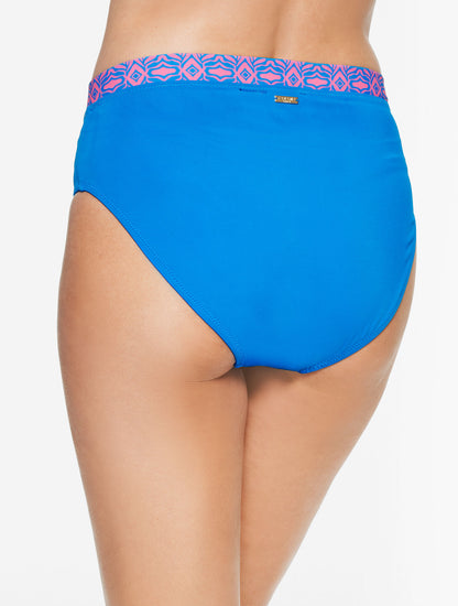 Talbots CABANA LIFE® CRYSTAL COVE HIGH WAIST BRIEF - BLOCK GEO