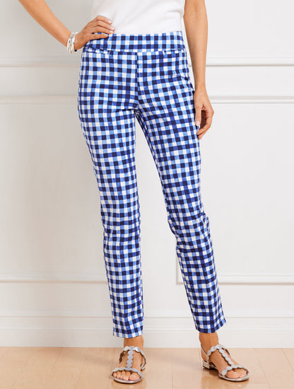 Talbots TALBOTS CHATHAM ANKLE PANTS - GINGHAM