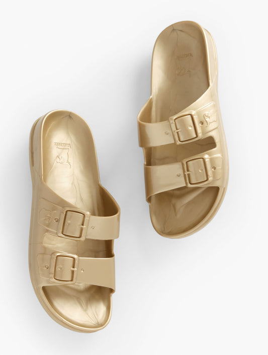 Talbots CACATOÈS® RIO DE JANEIRO METALLIC SLIDES