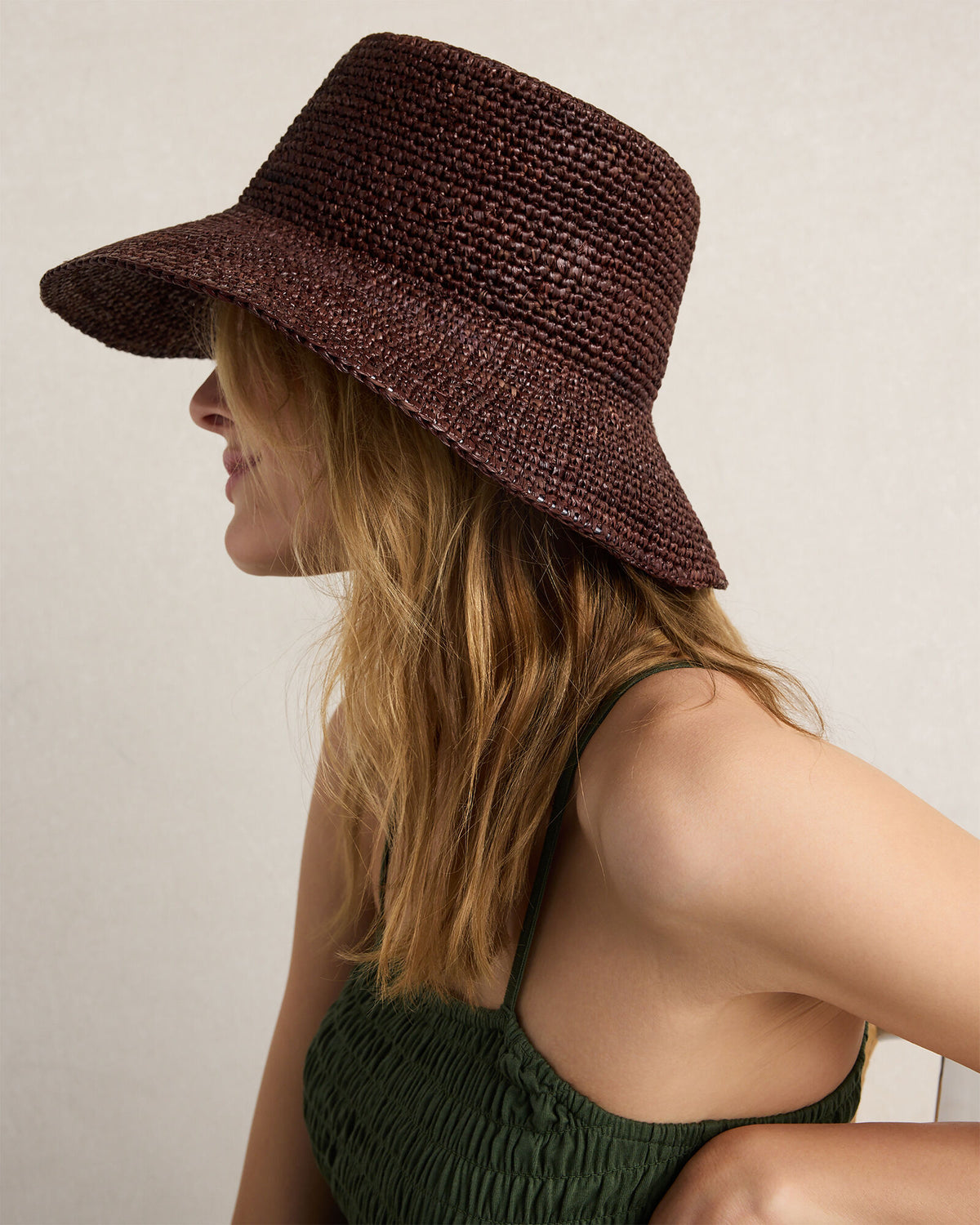 Talbots RAFFIA BUCKET HAT