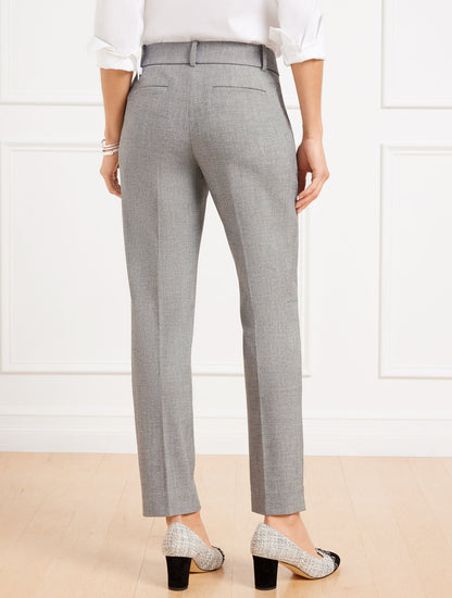 Talbots TALBOTS HAMPSHIRE STRAIGHT ANKLE PANTS - TEXTURED