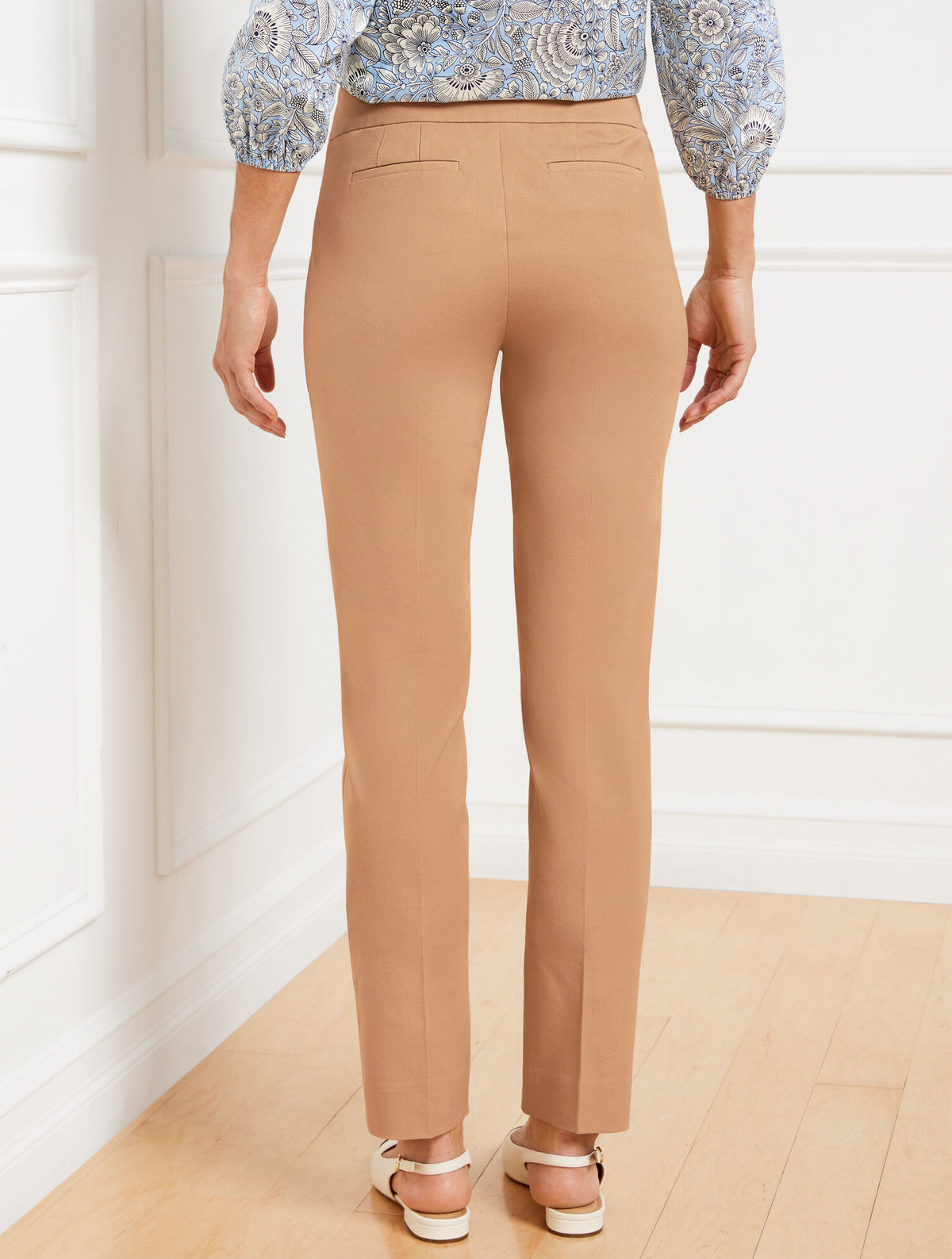 Talbots TALBOTS CHATHAM SLIM LEG ANKLE PANTS - CURVY FIT