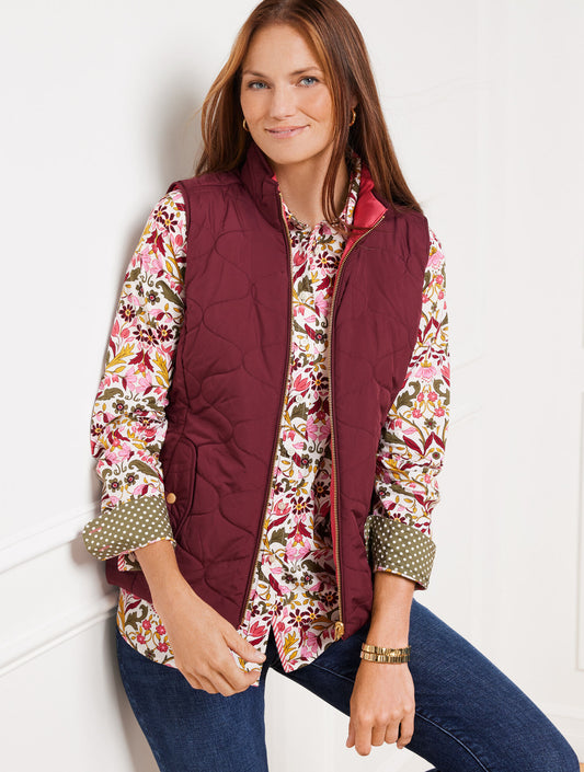 Talbots REVERSIBLE VEST