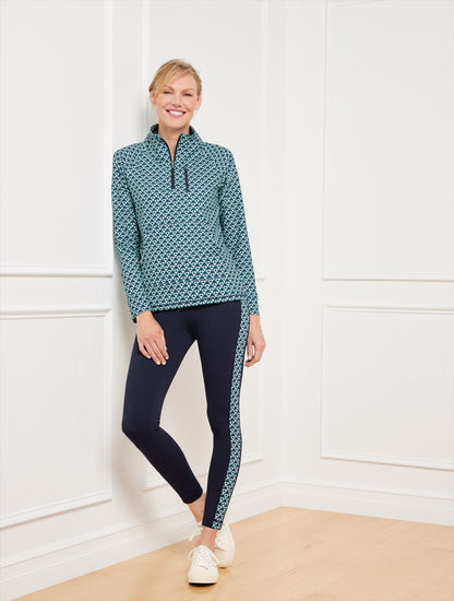 Talbots OUT & ABOUT LEGGINGS - FASCINATING SCALLOP