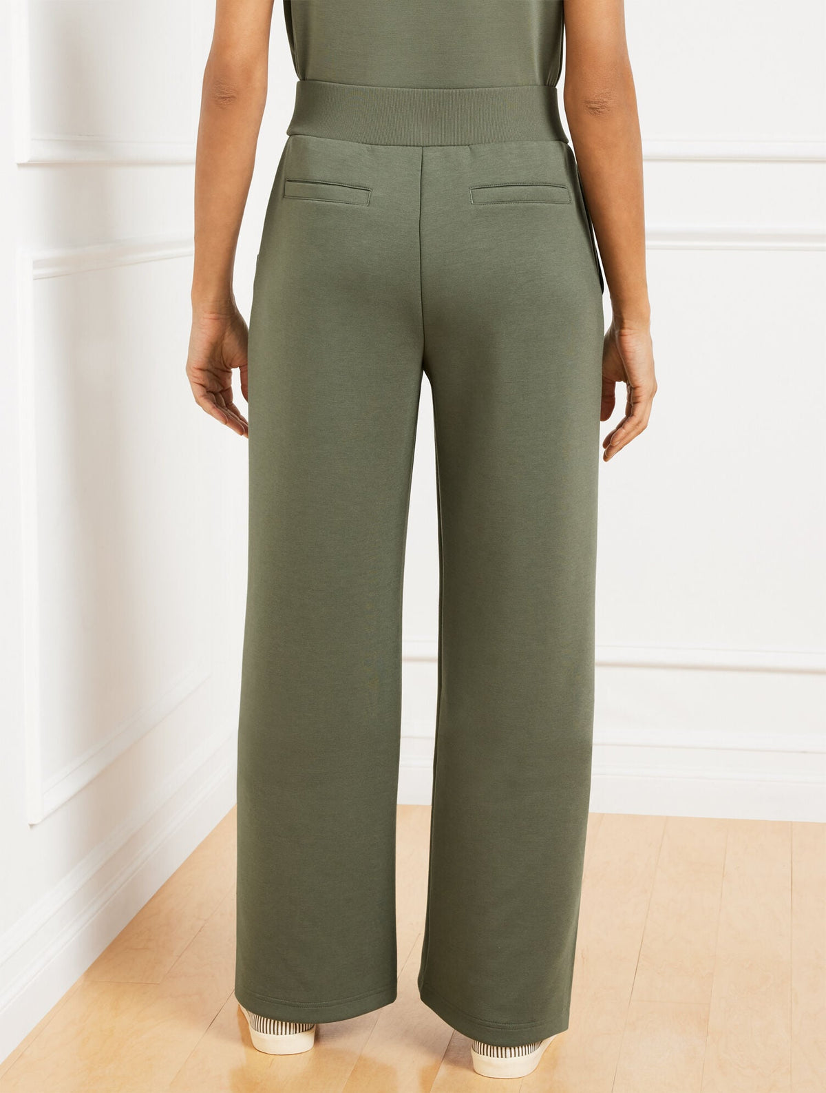 Talbots AIRKNIT STRETCH WIDE LEG PANTS