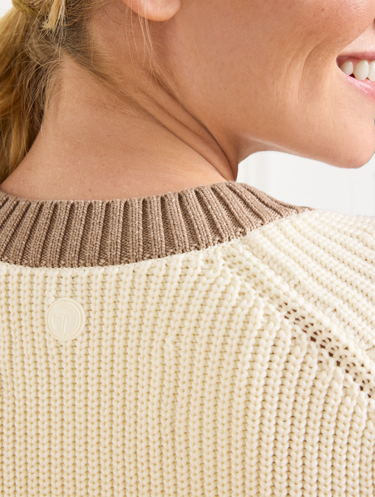 Talbots COLORBLOCK CARDIGAN