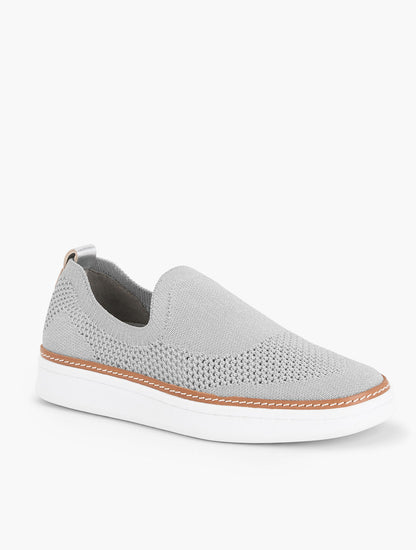 Talbots BRITTANY METALLIC SLIP ON KNIT SNEAKERS