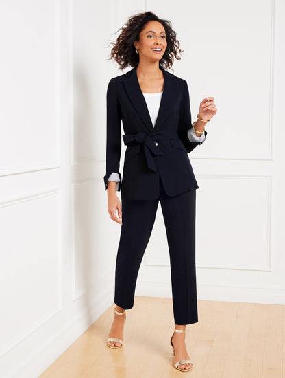 Talbots EASY TRAVEL TIE WAIST BLAZER