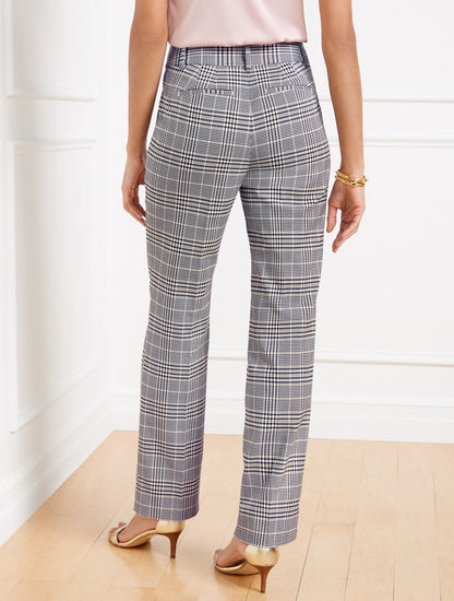 Talbots LAKE GLEN PLAID STRAIGHT LEG PANTS