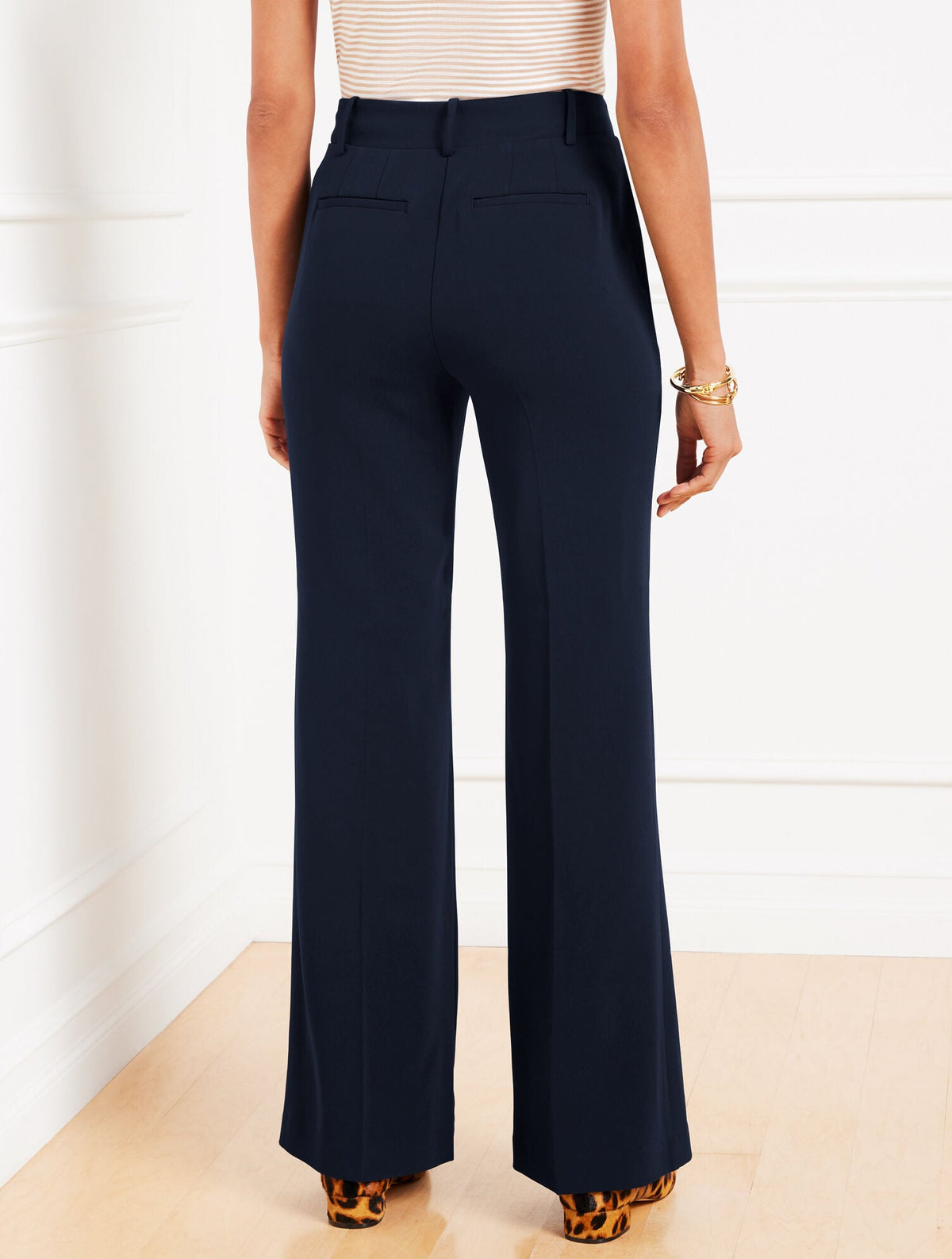 Talbots EASY TRAVEL FLARE LEG PANTS