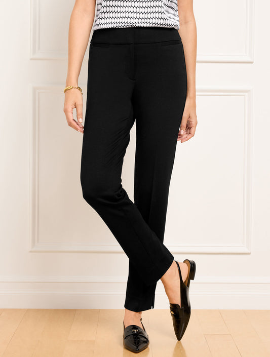 Talbots LUXE PONTE TAPERED LEG PANTS