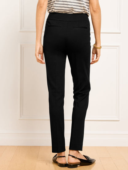 Talbots LUXE PONTE TAPERED LEG PANTS