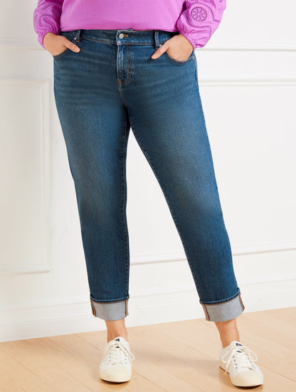 Talbots EVERYDAY RELAXED LEG JEANS - SONIA WASH