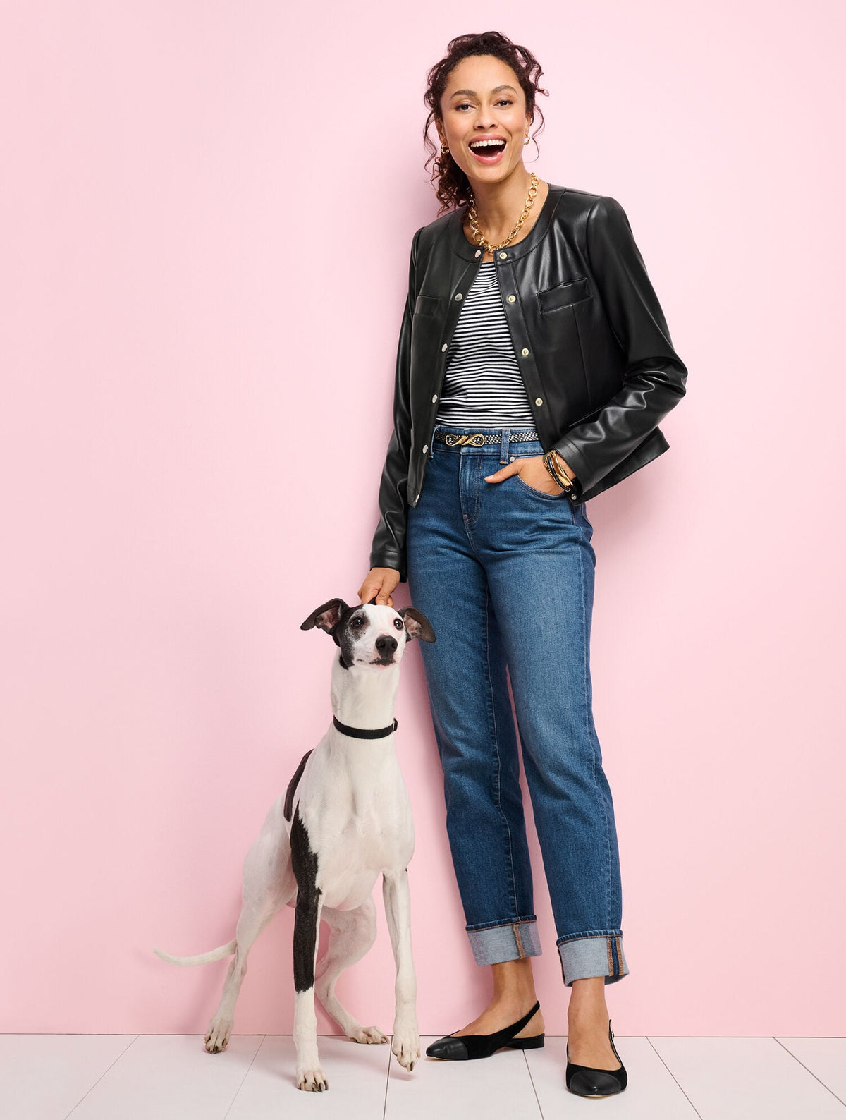 Talbots EVERYDAY RELAXED LEG JEANS - SONIA WASH