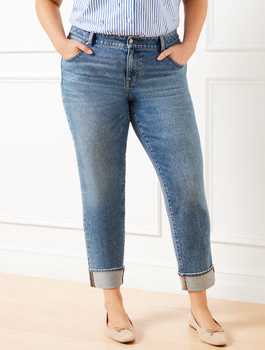 Talbots EVERYDAY RELAXED JEANS - MINDY WASH