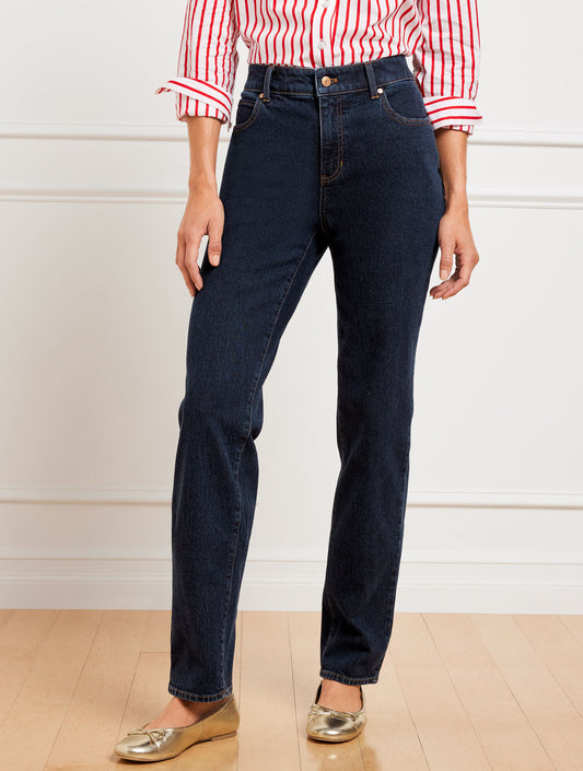 Talbots HIGH WAIST RELAXED JEANS - MICHELE WASH