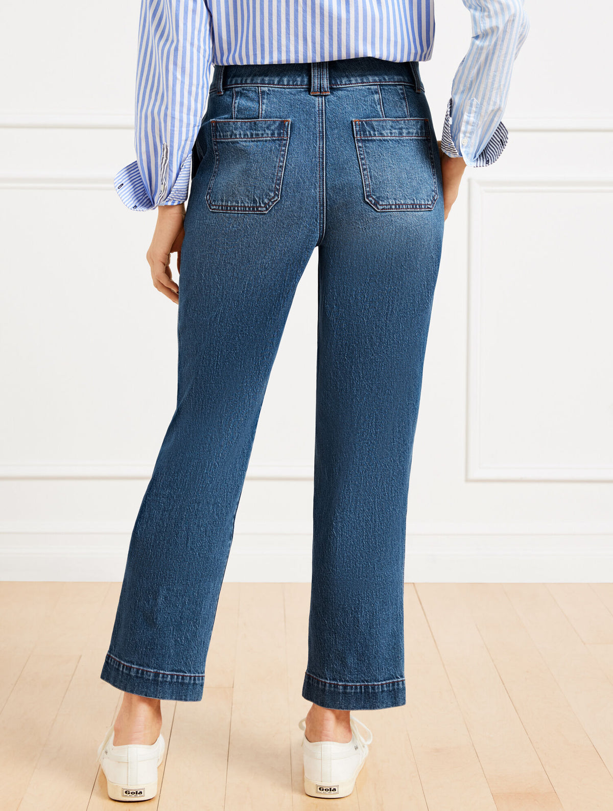 Talbots STRAIGHT ANKLE JEANS - SYDNEY WASH