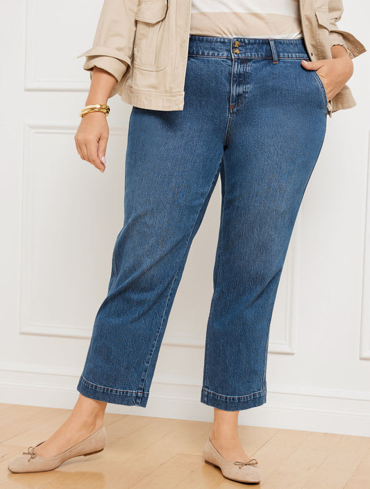 Talbots STRAIGHT ANKLE JEANS - SYDNEY WASH