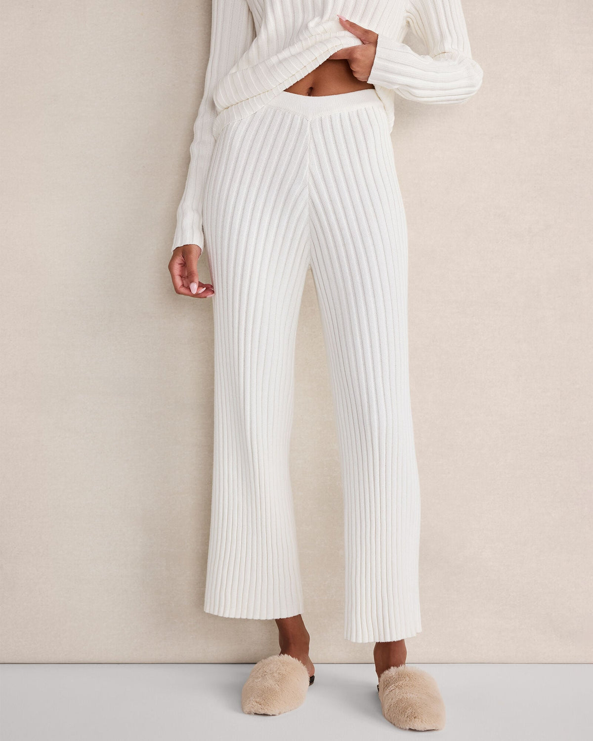 Talbots ORGANIC COTTON RIB KNIT PANTS