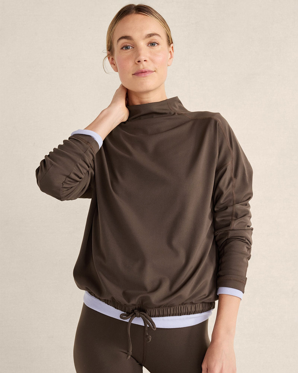 Talbots BALANCE FUNNEL-NECK PULLOVER