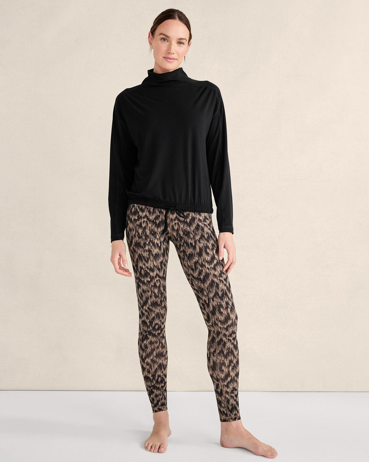 Talbots BALANCE FUNNEL-NECK PULLOVER