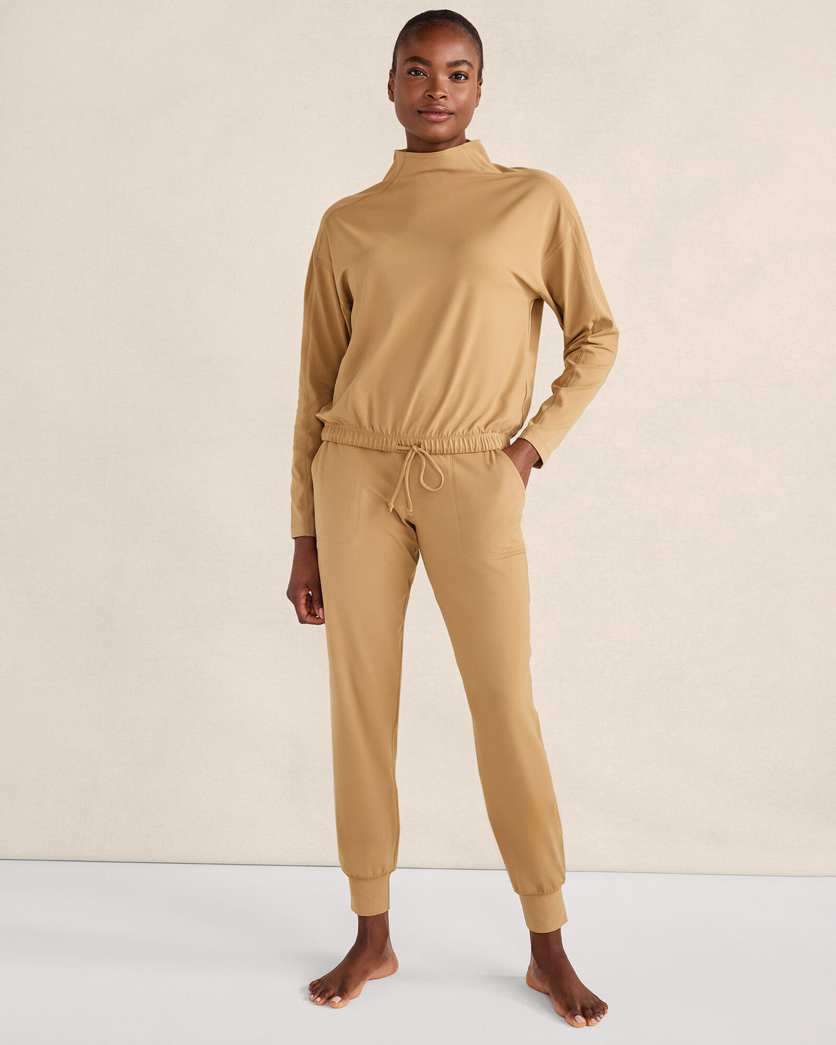 Talbots BALANCE FUNNEL-NECK PULLOVER