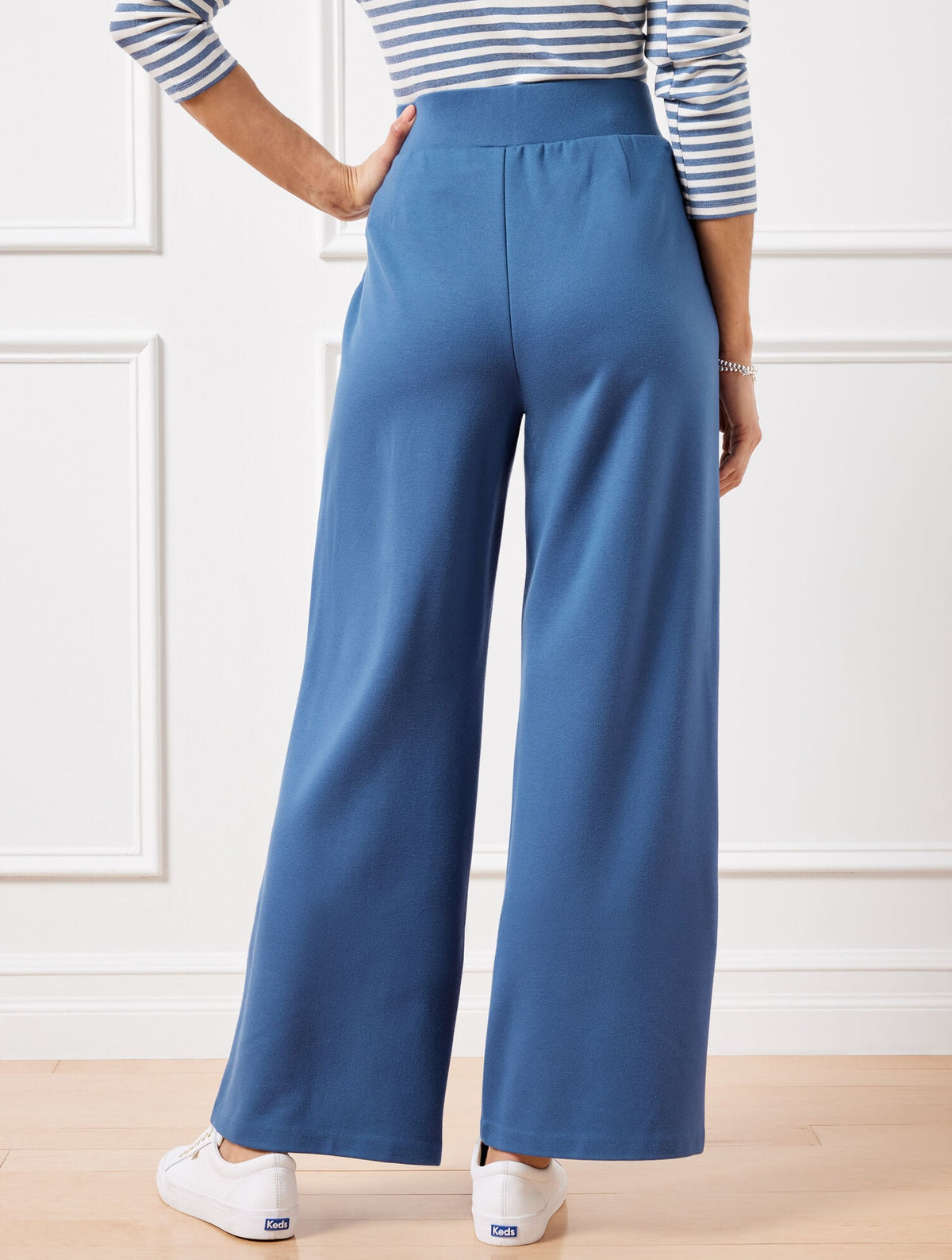 Talbots EFFORTLESS ULTRAKNIT WIDE LEG PANTS