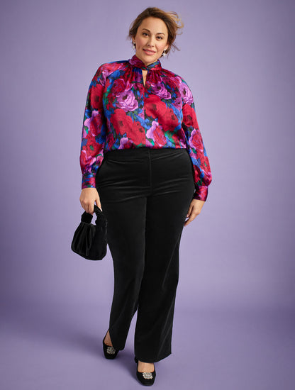 Talbots VELVETEEN WIDE LEG PANTS