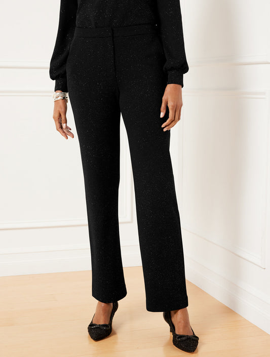 Talbots STRAIGHT LEG SPARKLE KNIT PANTS